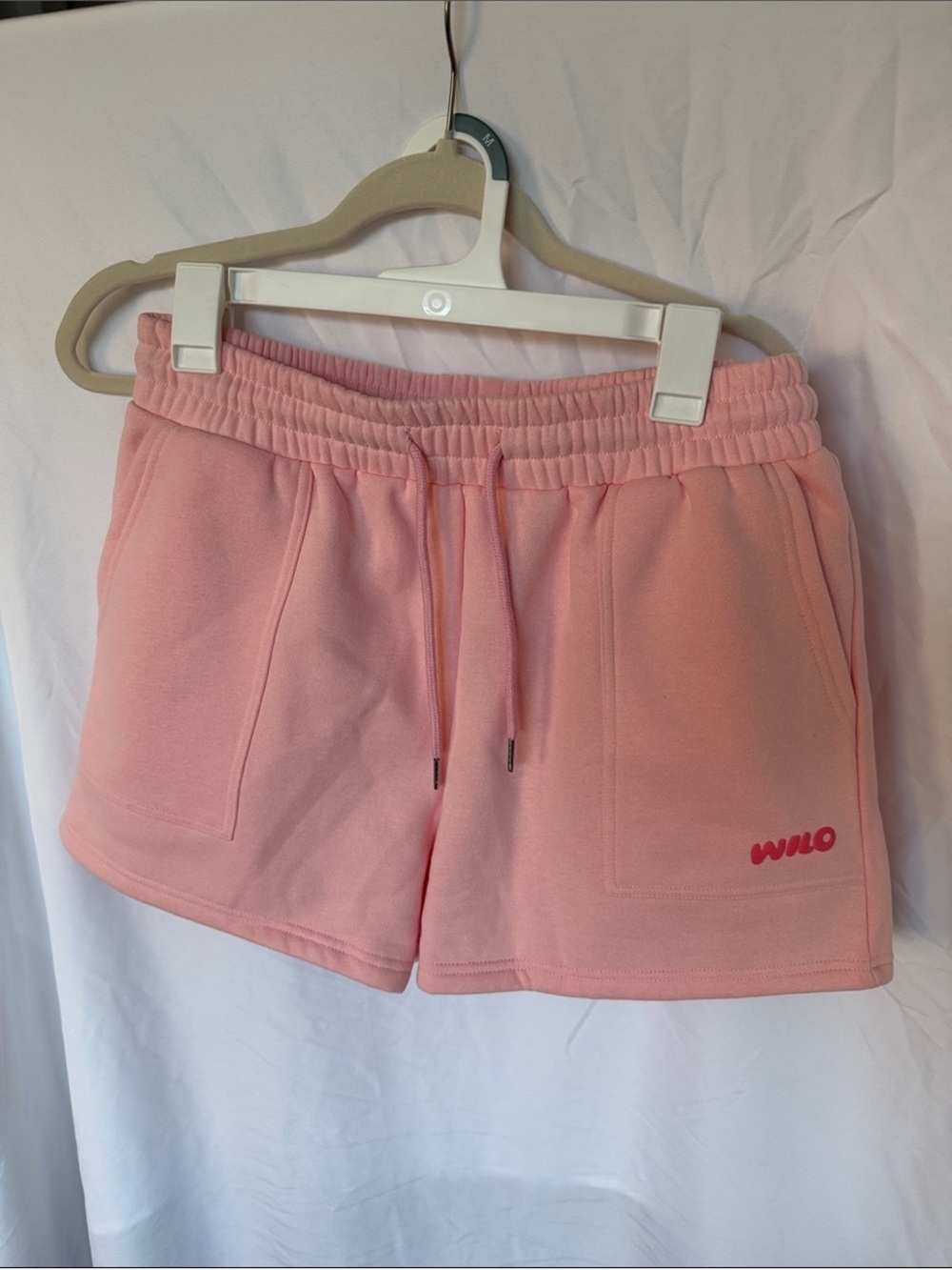 Wilo the label Women's Pink Drawstring Athletic Shorts
